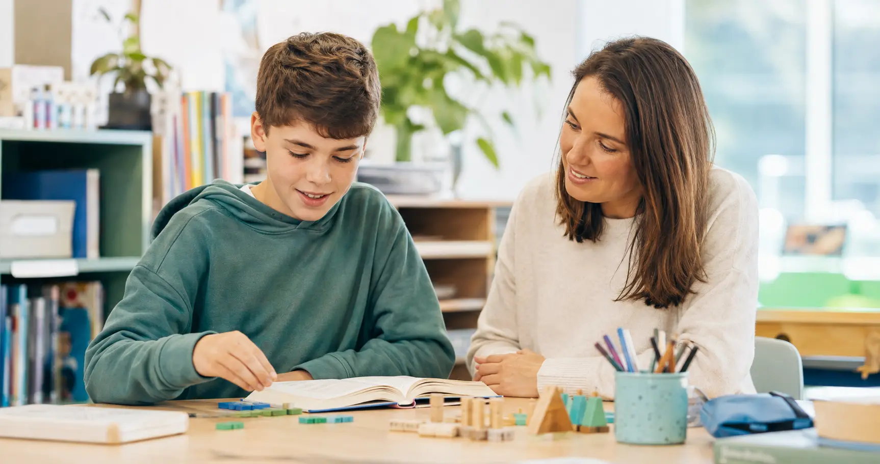 Twice-exceptional child receiving personalised learning support